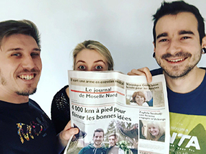 Photo de l'éveil nomade dans le journal
