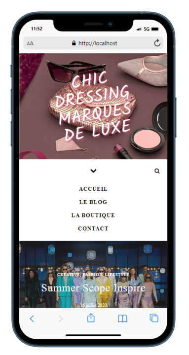 Projet 7: Chic Dressing