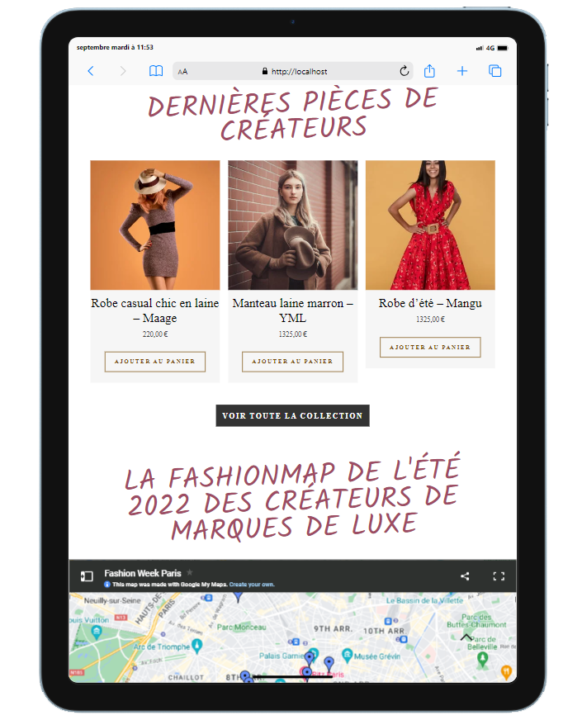 Projet 7: Chic Dressing